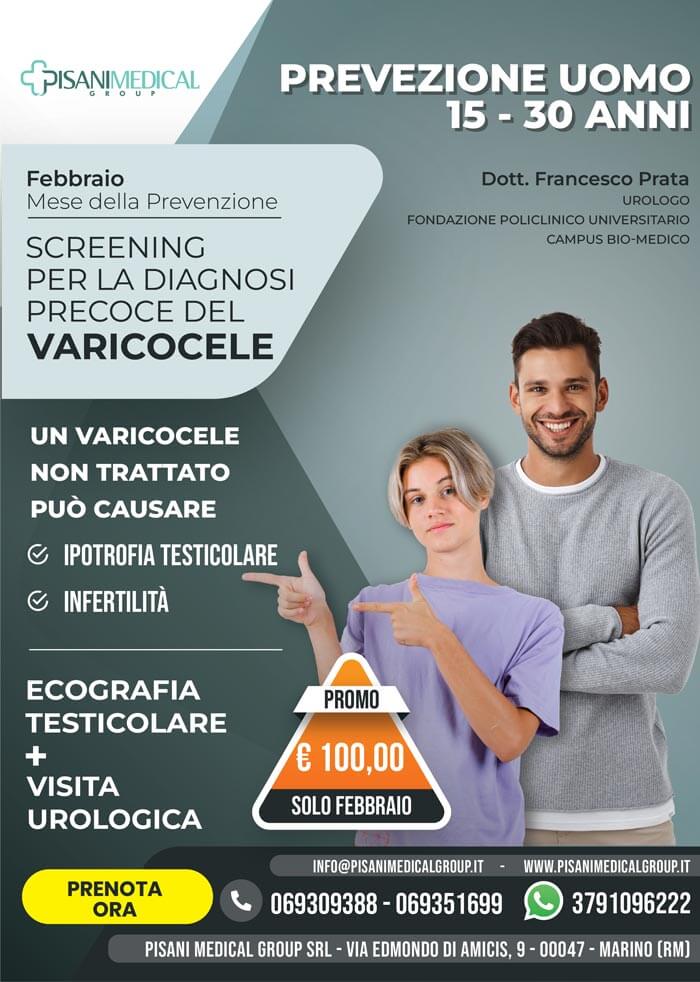  prevenzione varicocele | pisani Medical Group Marino - RM
